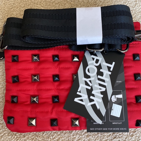 NWT Think Royln Lipstick Red Bum Bag. Can be worn 5 different ways. - Picture 7 of 8